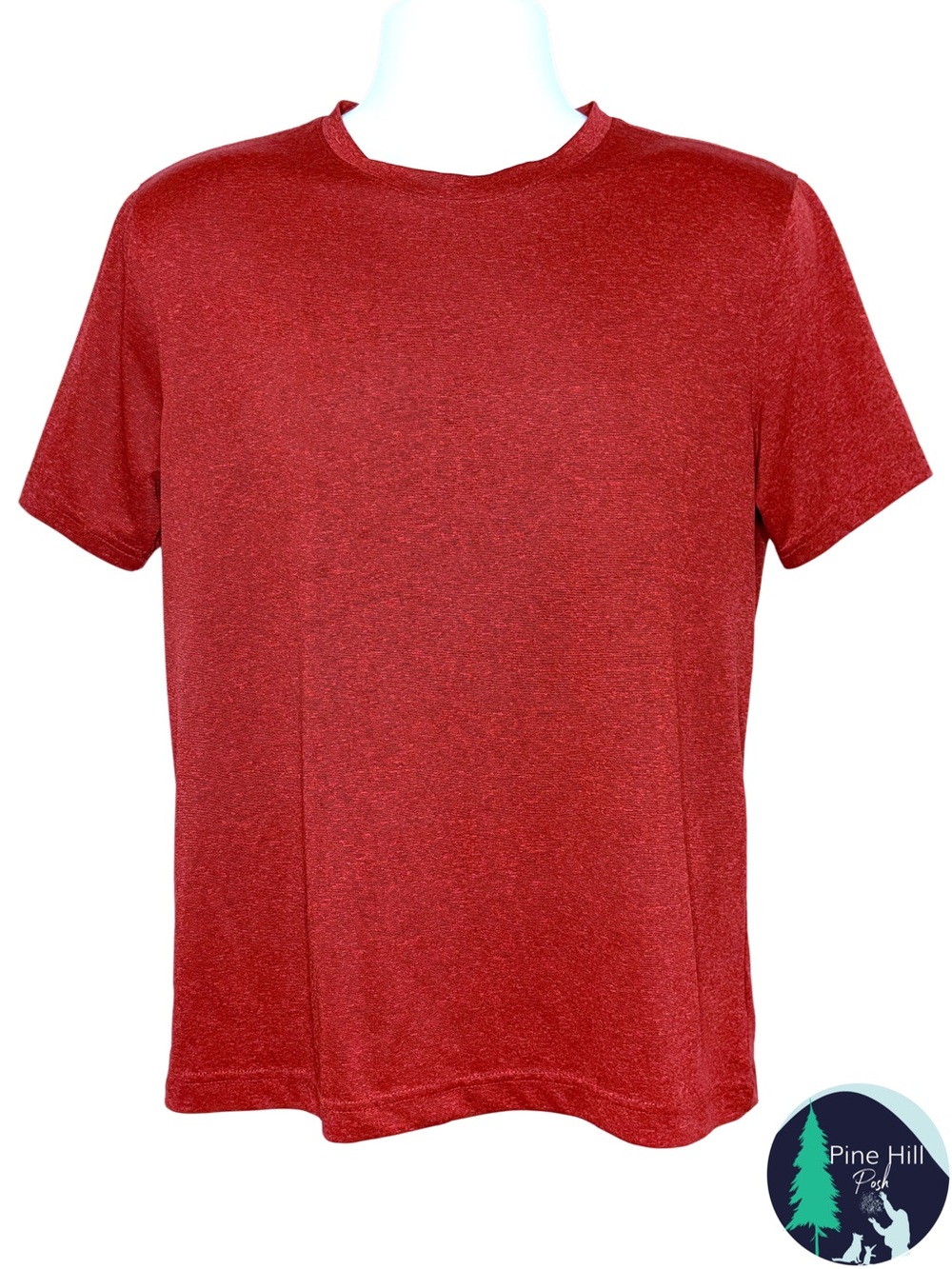 Old Navy Active Go-Dry Core T-Shirt Athletic Performance Tee Red Heather Medium